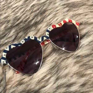 Heart shaped sunglasses
